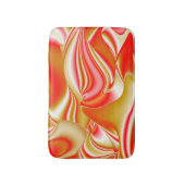 Liefde en Goud Abstracte 3D Regenboogkunst Badmat (Voorkant Verticaal)