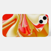Liefde en Goud Abstracte 3D Regenboogkunst Case-Mate iPhone Case (Achterkant (horizontaal))