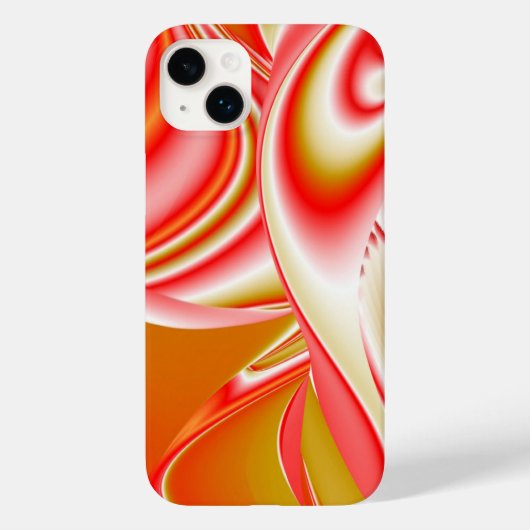 Liefde en Goud Abstracte 3D Regenboogkunst Case-Mate iPhone Case (Achterkant)