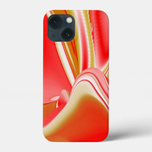 Liefde en Goud Abstracte 3D Regenboogkunst Case-Mate iPhone Case