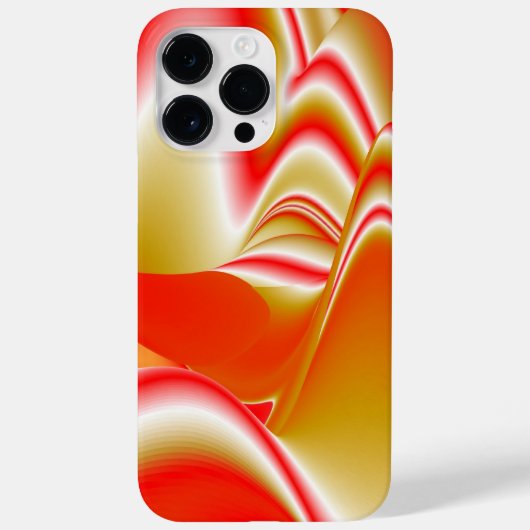 Liefde en Goud Abstracte 3D Regenboogkunst Case-Mate iPhone Case (Achterkant)