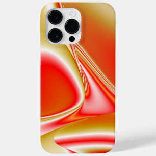 Liefde en Goud Abstracte 3D Regenboogkunst Case-Mate iPhone 14 Pro Max Hoesje