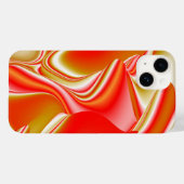 Liefde en Goud Abstracte 3D Regenboogkunst Case-Mate iPhone Case (Achterkant (horizontaal))