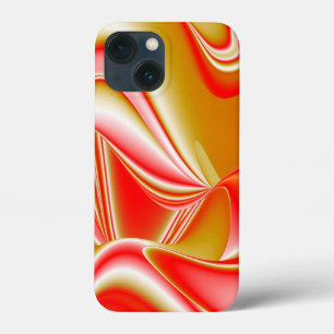 Liefde en Goud Abstracte 3D Regenboogkunst Case-Mate iPhone Case