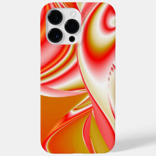 Liefde en Goud Abstracte 3D Regenboogkunst Case-Mate iPhone 14 Pro Max Hoesje