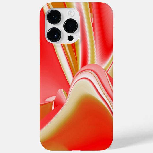 Liefde en Goud Abstracte 3D Regenboogkunst Case-Mate iPhone Case (Achterkant)
