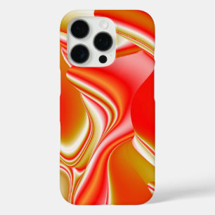 Liefde en Goud Abstracte 3D Regenboogkunst iPhone 16 Pro Hoesje