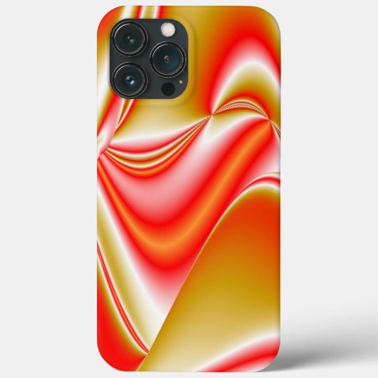 Liefde en Goud Abstracte 3D Regenboogkunst Case-Mate iPhone Case (Achterkant)