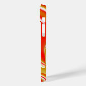 Liefde en Goud Abstracte 3D Regenboogkunst Case-Mate iPhone Case (Achterkant / Links)