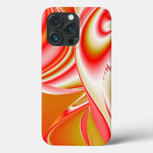 Liefde en Goud Abstracte 3D Regenboogkunst Case-Mate iPhone Case