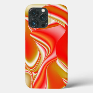 Liefde en Goud Abstracte 3D Regenboogkunst Case-Mate iPhone Case