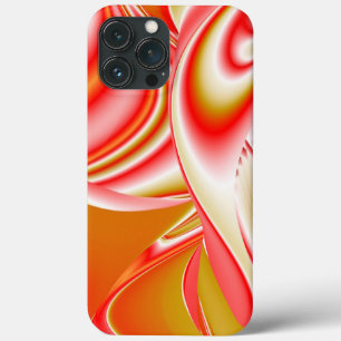 Liefde en Goud Abstracte 3D Regenboogkunst Case-Mate iPhone Case