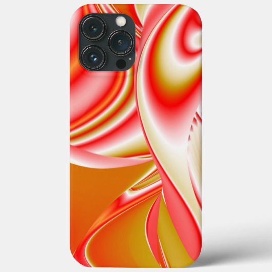 Liefde en Goud Abstracte 3D Regenboogkunst Case-Mate iPhone Case (Achterkant)