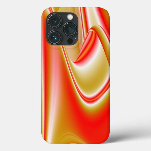 Liefde en Goud Abstracte 3D Regenboogkunst Case-Mate iPhone Case (Achterkant)