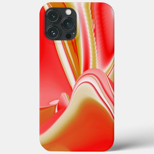 Liefde en Goud Abstracte 3D Regenboogkunst Case-Mate iPhone Case (Achterkant)