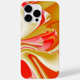 Liefde en Goud Abstracte 3D Regenboogkunst Case-Mate iPhone 14 Pro Max Hoesje