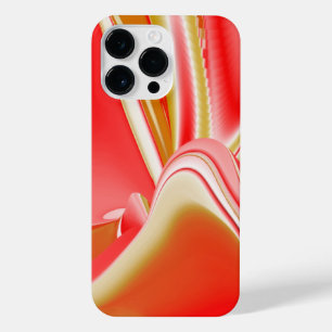 Liefde en Goud Abstracte 3D Regenboogkunst iPhone 14 Pro Max Hoesje