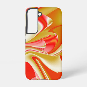 Liefde en Goud Abstracte 3D Regenboogkunst Samsung Galaxy Hoesje