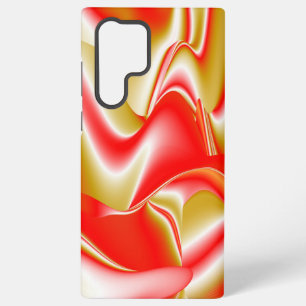 Liefde en Goud Abstracte 3D Regenboogkunst Samsung Galaxy Hoesje