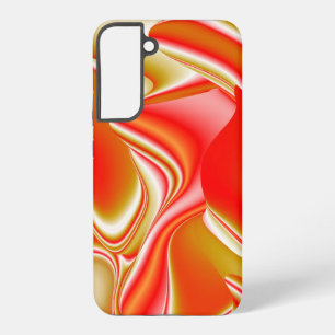 Liefde en Goud Abstracte 3D Regenboogkunst Samsung Galaxy Hoesje