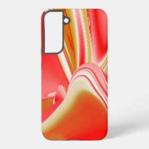 Liefde en Goud Abstracte 3D Regenboogkunst Samsung Galaxy Hoesje