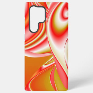 Liefde en Goud Abstracte 3D Regenboogkunst Samsung Galaxy Hoesje