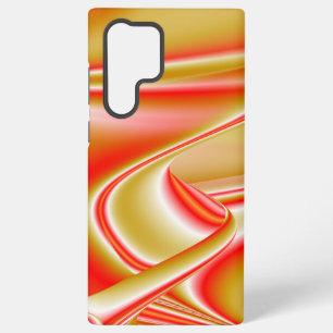 Liefde en Goud Abstracte 3D Regenboogkunst Samsung Galaxy Hoesje