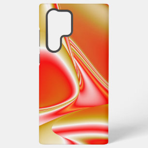Liefde en Goud Abstracte 3D Regenboogkunst Samsung Galaxy Hoesje