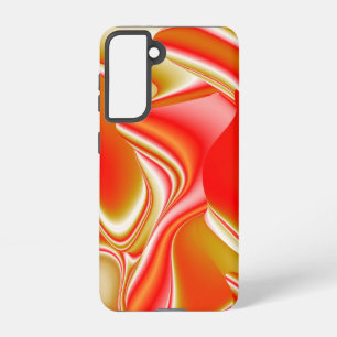 Liefde en Goud Abstracte 3D Regenboogkunst Samsung Galaxy Hoesje