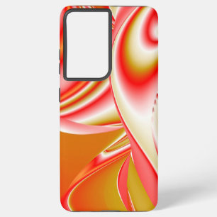 Liefde en Goud Abstracte 3D Regenboogkunst Samsung Galaxy Hoesje