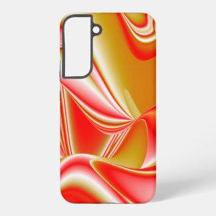 Liefde en Goud Abstracte 3D Regenboogkunst Samsung Galaxy Hoesje