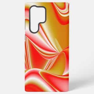 Liefde en Goud Abstracte 3D Regenboogkunst Samsung Galaxy Hoesje