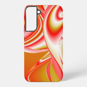 Liefde en Goud Abstracte 3D Regenboogkunst Samsung Galaxy Hoesje