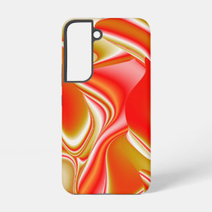 Liefde en Goud Abstracte 3D Regenboogkunst Samsung Galaxy Hoesje