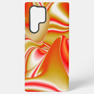 Liefde en Goud Abstracte 3D Regenboogkunst Samsung Galaxy Hoesje