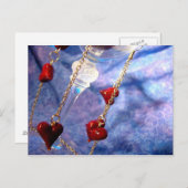 Liefde en goudhoeken briefkaart (Voorkant / Achterkant)