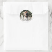 Liefde en Gratitude Wedding Favor Stickers (Tas)