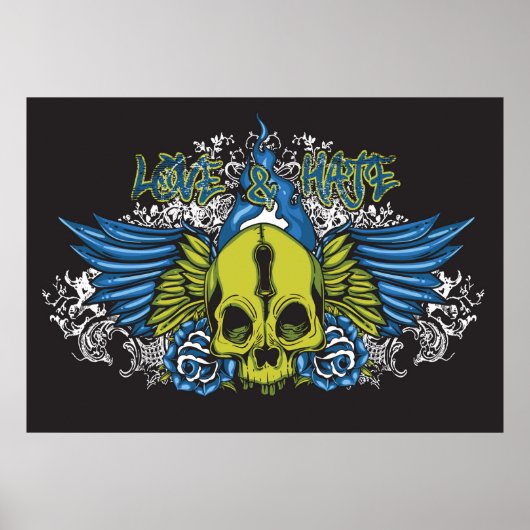 Liefde en haat Poster (Voorkant)