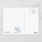 Liefde en hart briefkaart (Achterkant)