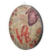 Liefde en hart dartbord (Voorkant Rechts)