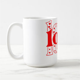 Liefde en hart koffiemok