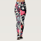 Liefde en hart leggings (Achterkant)