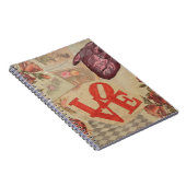Liefde en hart notitieboek (Rechterzijde)