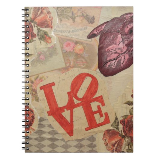 Liefde en hart notitieboek (Voorkant)