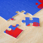 Liefde en Hart Romantisch Ontwerp Legpuzzel (Zijkant)
