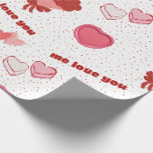 liefde en harten cadeaupapier (Hoek)