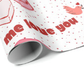 liefde en harten cadeaupapier (Rol Hoek)