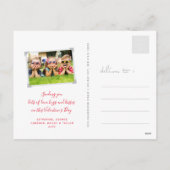 Liefde en harten in flessen, flinke Valentijnsdag Feestdagenkaart (Achterkant)