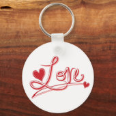 Liefde en harten sleutelhanger (Voorkant)