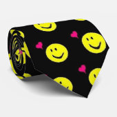 Liefde en Hartjes Smilie Das (Opgerold)